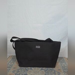 Eileen Fisher Classic Black Messenger Bag